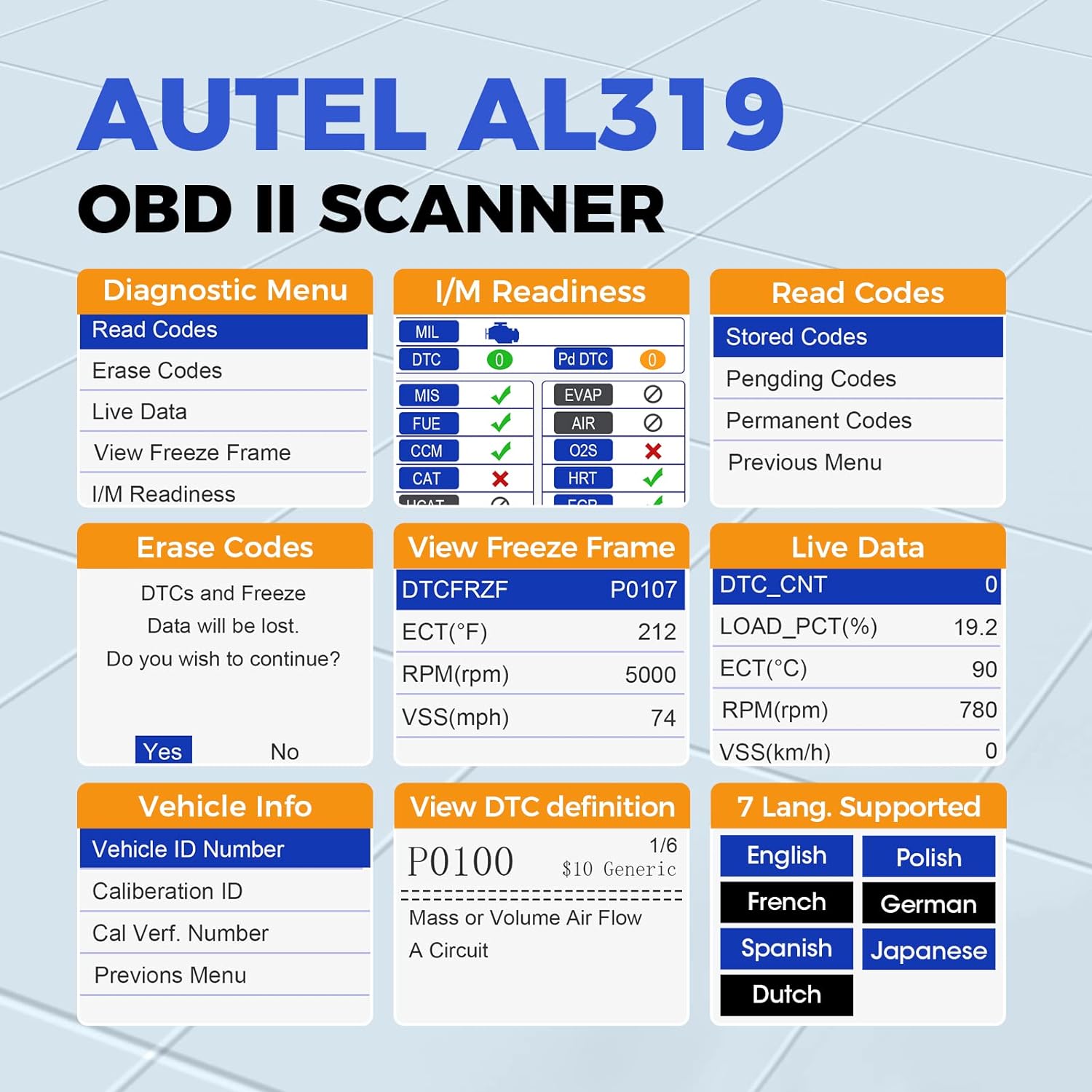 Autel Auto Code Scaner