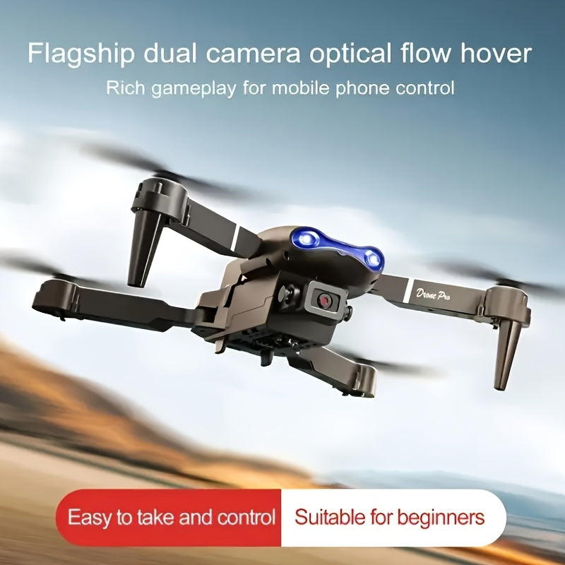 New E99 K3 Professional RC Drone, Dual Camera Double Folding RC Height Hold Remote Control Toy, Holiday Gift Indoor And Outdoor Drone Aircraft