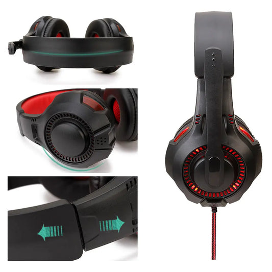 Light-emitting Head-mounted PS5 Gaming Headset Head-mounted Max Cell Tech LLC